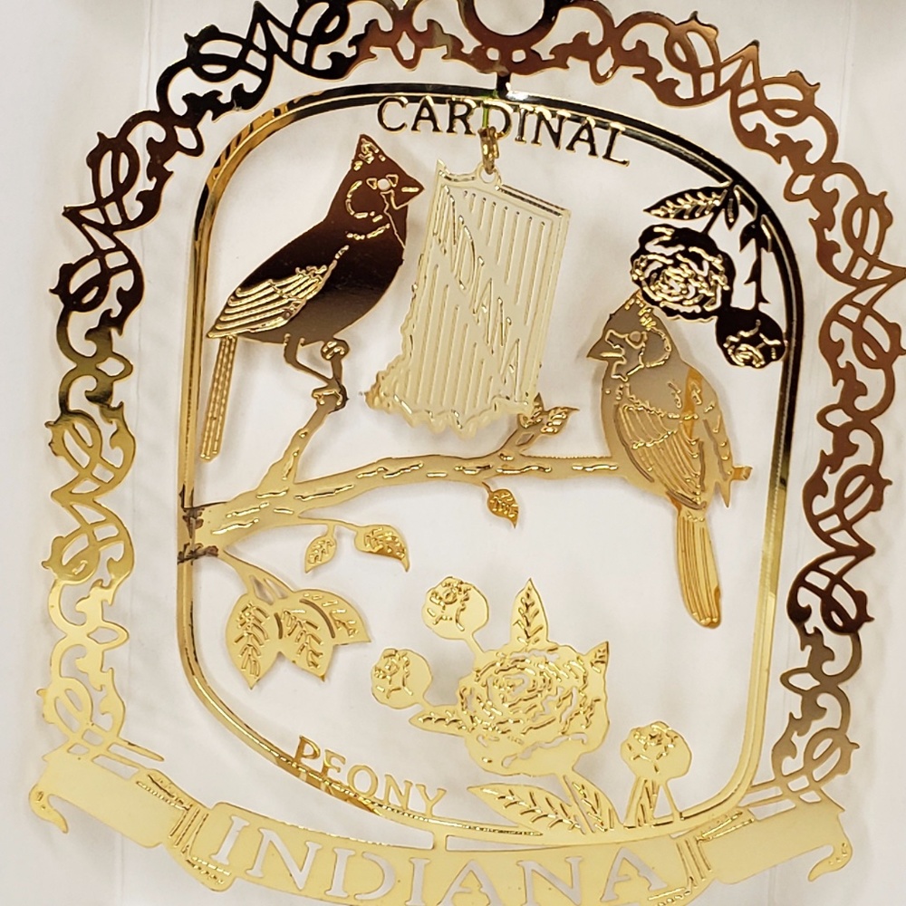 Nation's Treasures Indiana Christmas Ornament